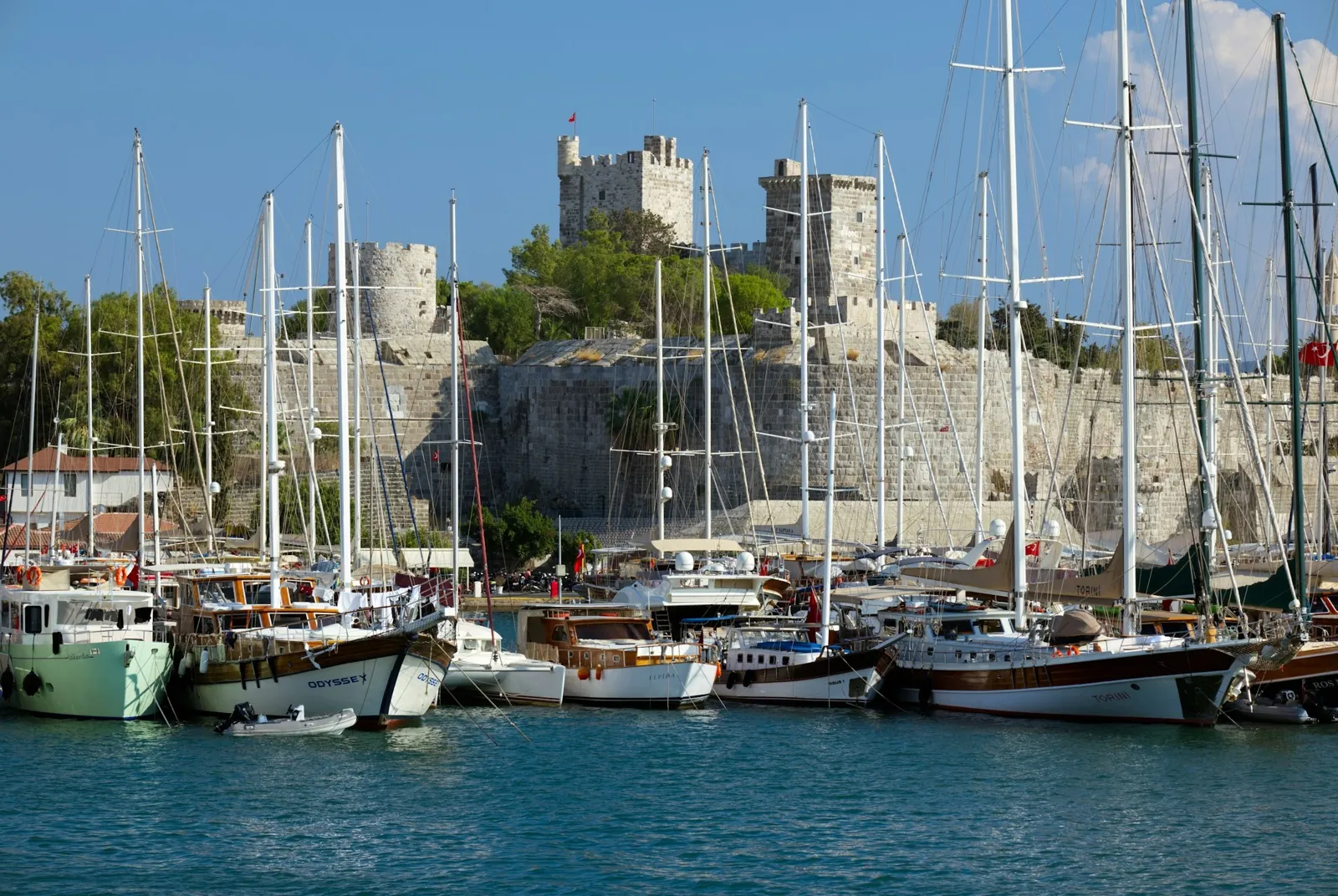 Bodrum Castle and marina